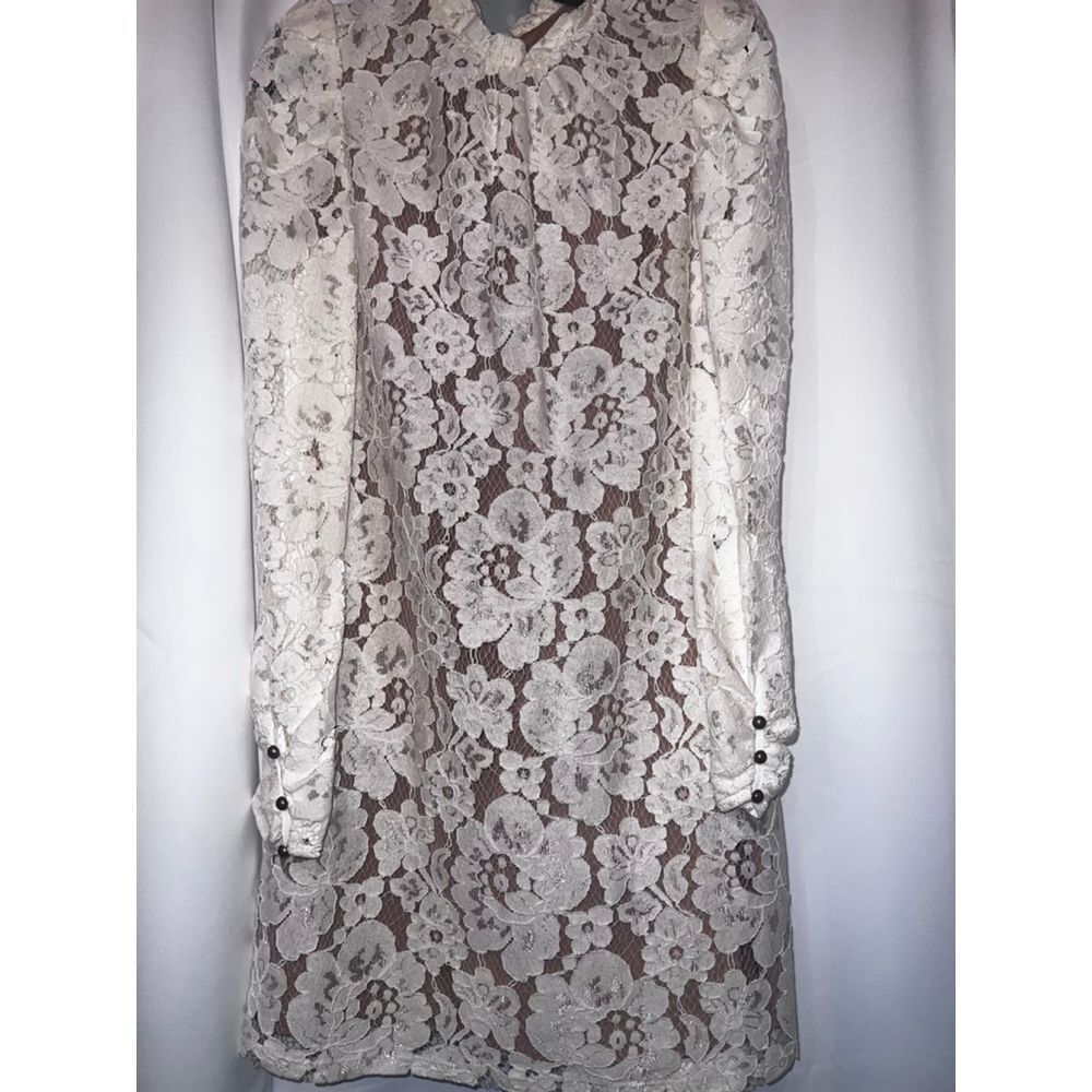 Wayf White Lace Dress